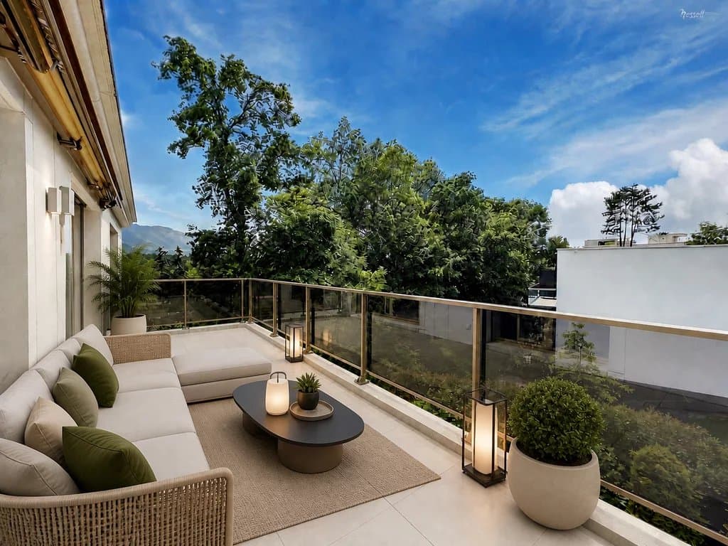 Attique d’exception avec terrasse solarium à Champel — 2