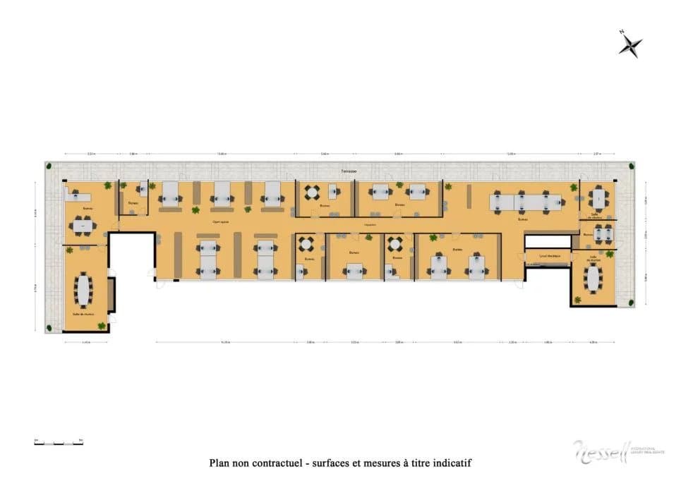 Magnifique espace de travail attique de 570m2 au coeur du Lignon — 7