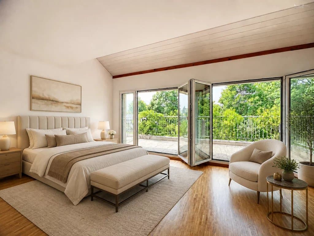 Superbe attique traversant avec terrasse plein sud et vue sur le Salève — 7