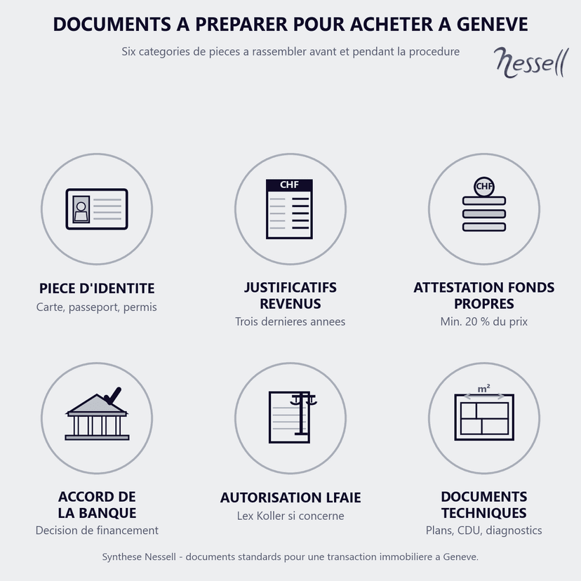 Documenti da preparare per acquistare a Ginevra - Nessell Sei documenti da preparare per acquistare un immobile a Ginevra
