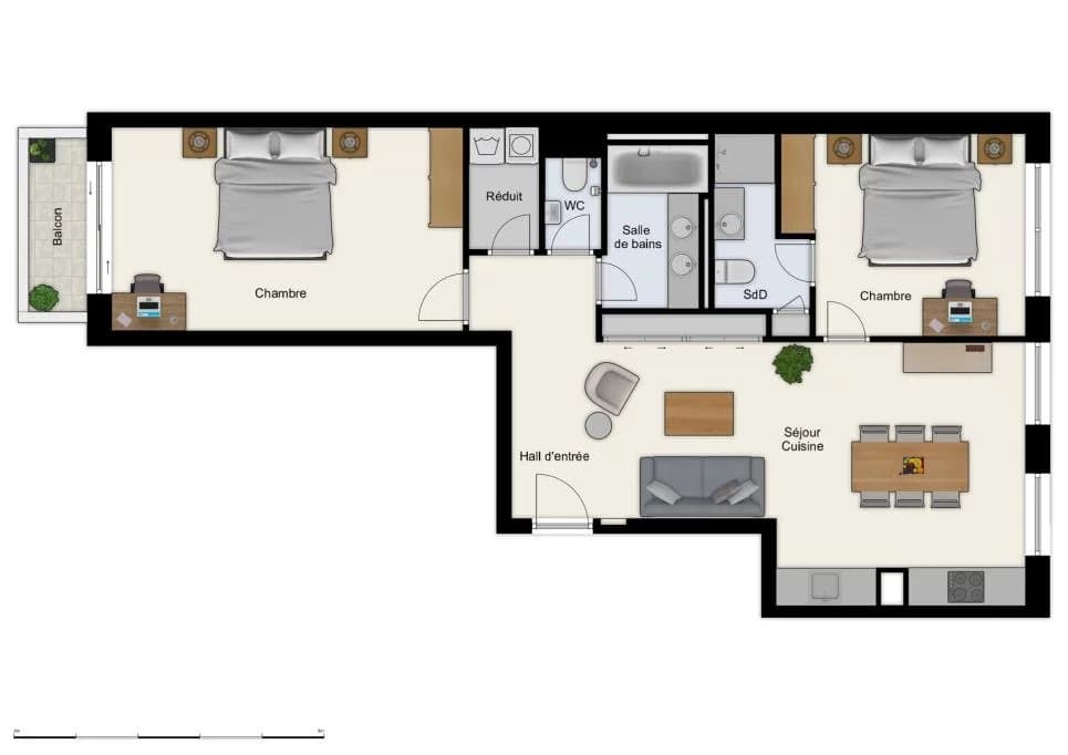 Wunderschöne, vollständig renovierte 4-Zimmer-Wohnung