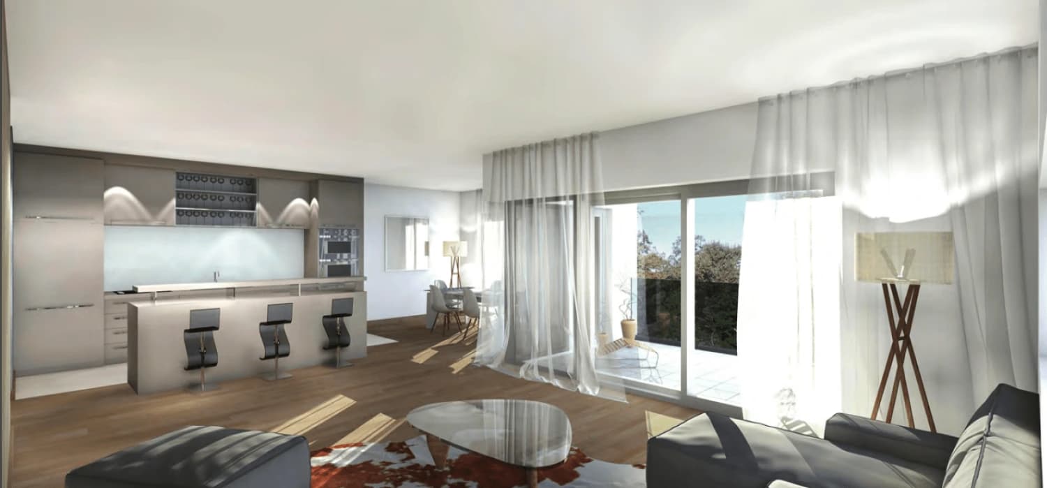 Spacieux appartement traversant avec balcons