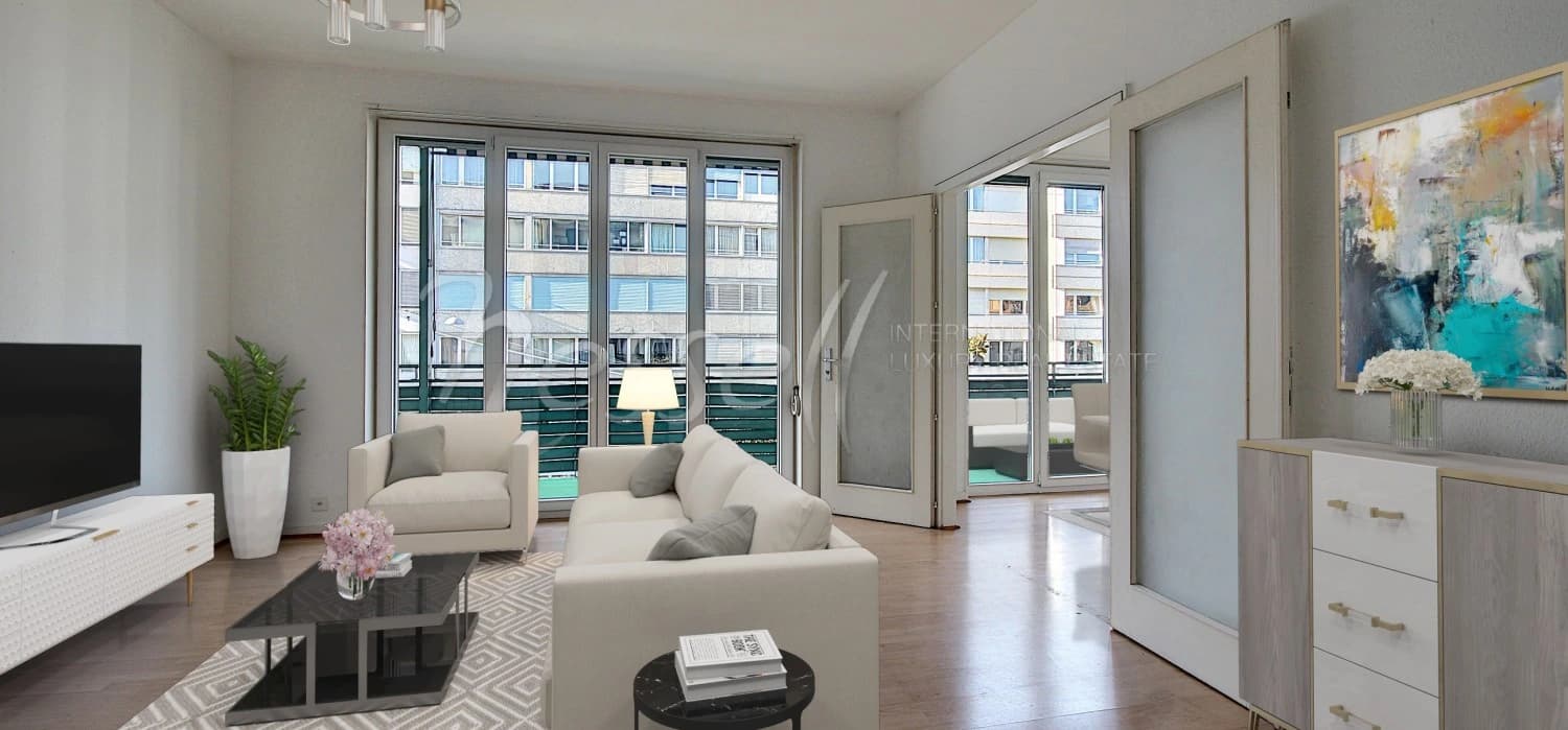 Confortable et lumineux appartement à Champel